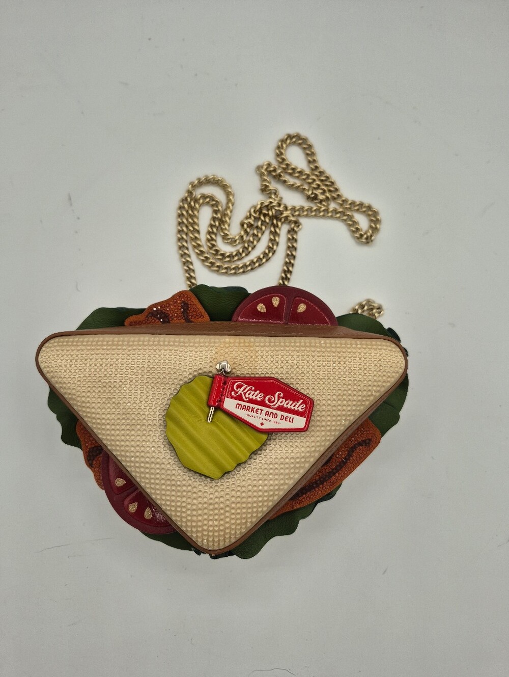 kate spade Glamwich Sandwich Embellished Micro Crossbody Bag - Picture 3 of 8
